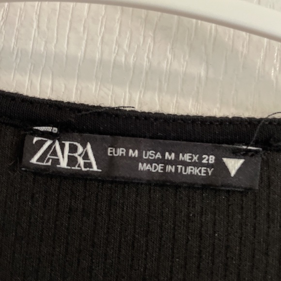 ZARA Textured Wave Dress - Picture 3 of 4